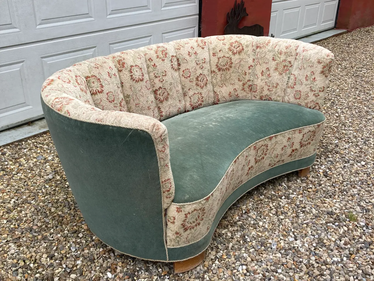 Billede 2 - Sofa bananformet 1940 dansk / bud 