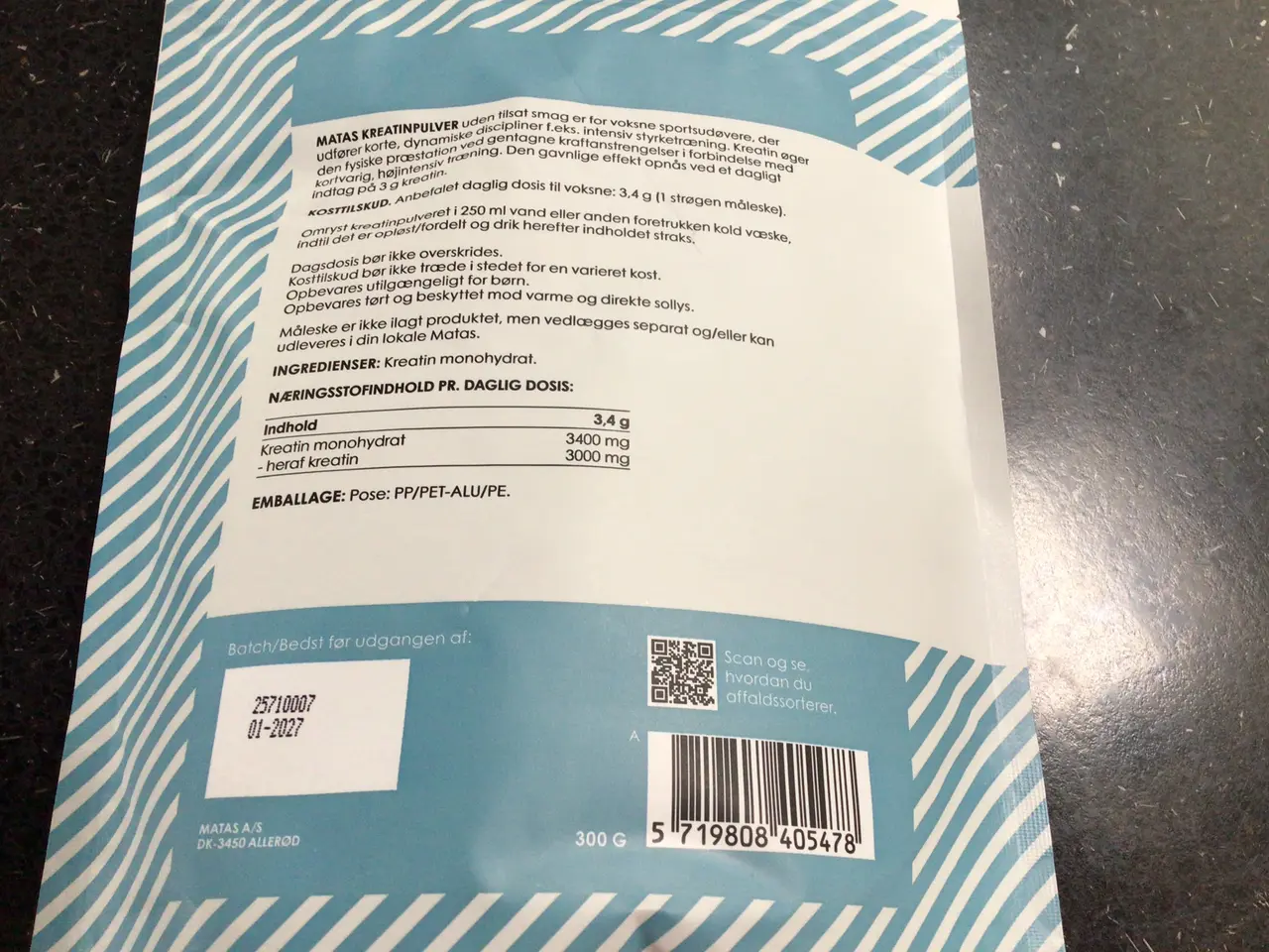 Billede 1 - Kreatinpulver