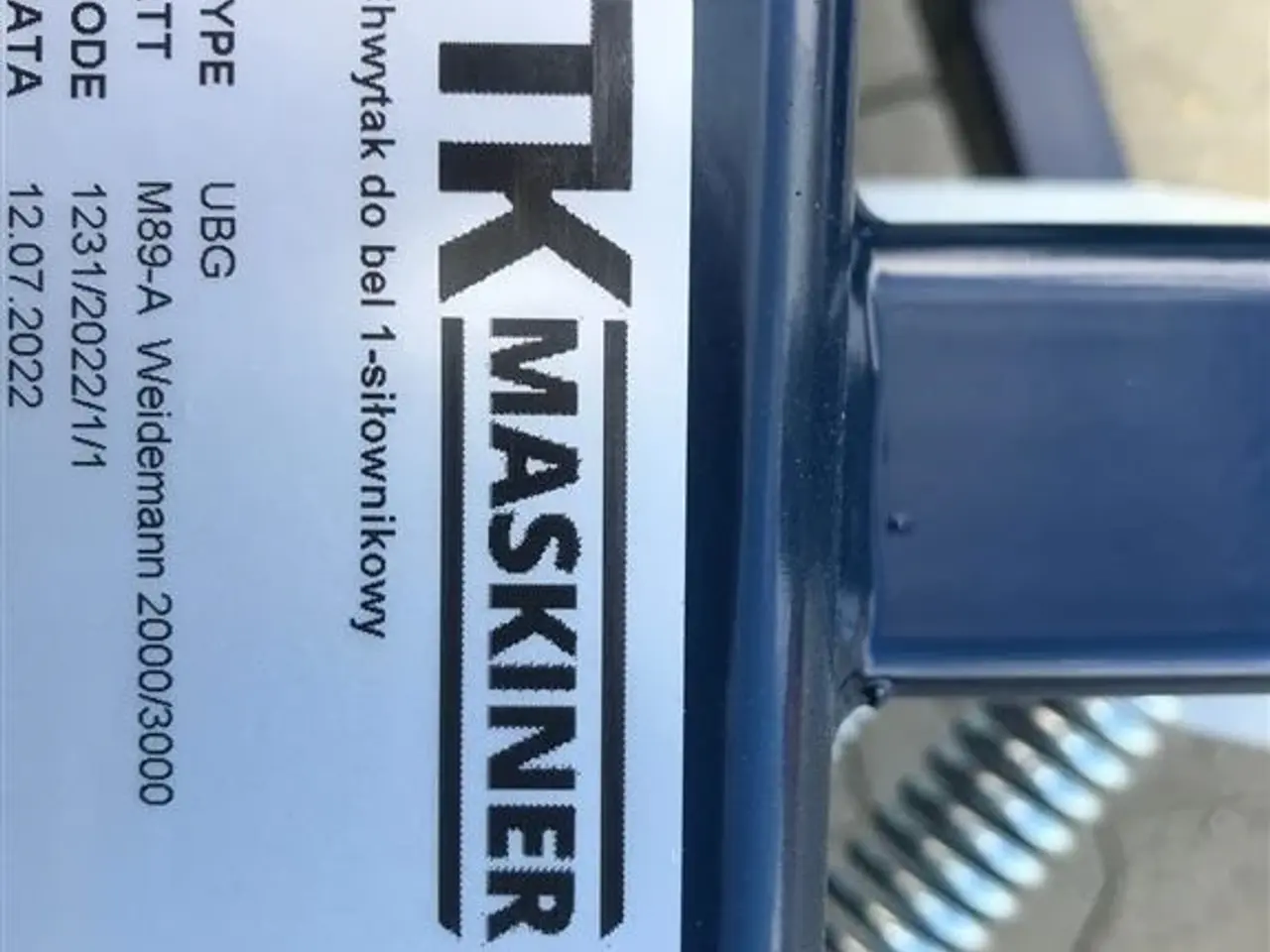 Billede 4 - Tk balletang med weidemannskifte
