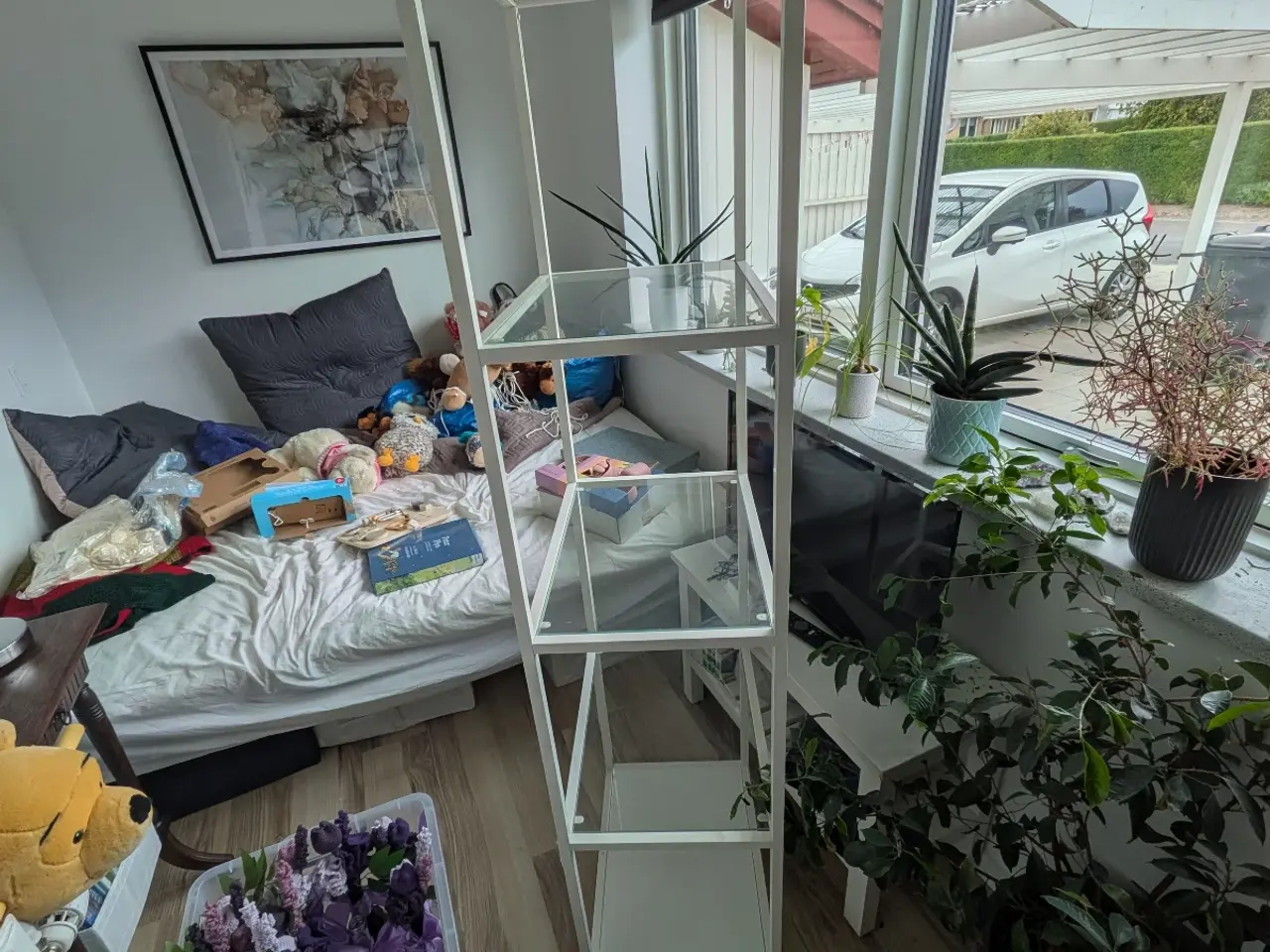 Billede 1 - Hvid Ikea Vittsjö reol