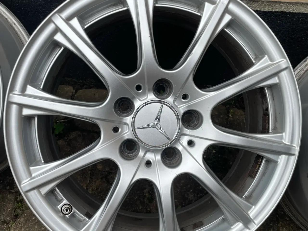 Billede 2 - 4 originale Mercedes alufælge