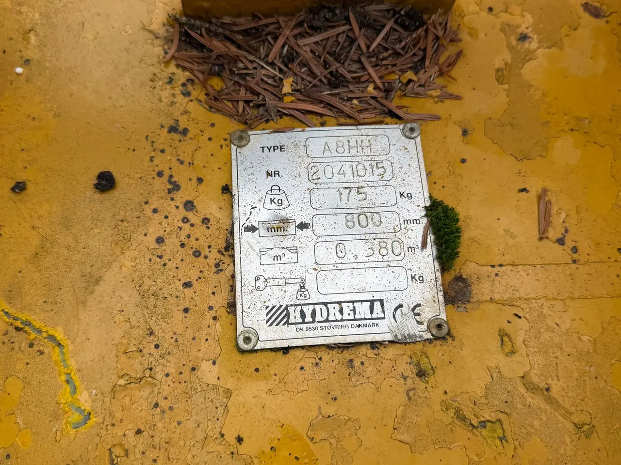 Billede 4 - Hydrema Bagskovl 80 cm Hydrema - Hydrema Beslag