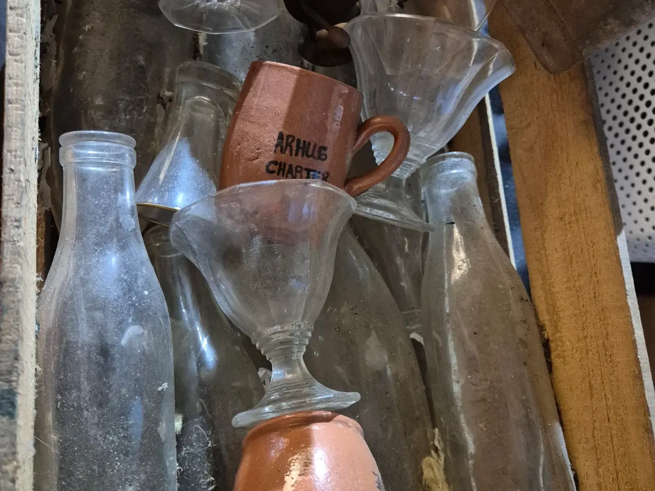 Billede 1 - Mælke flasker med div. Andet glas