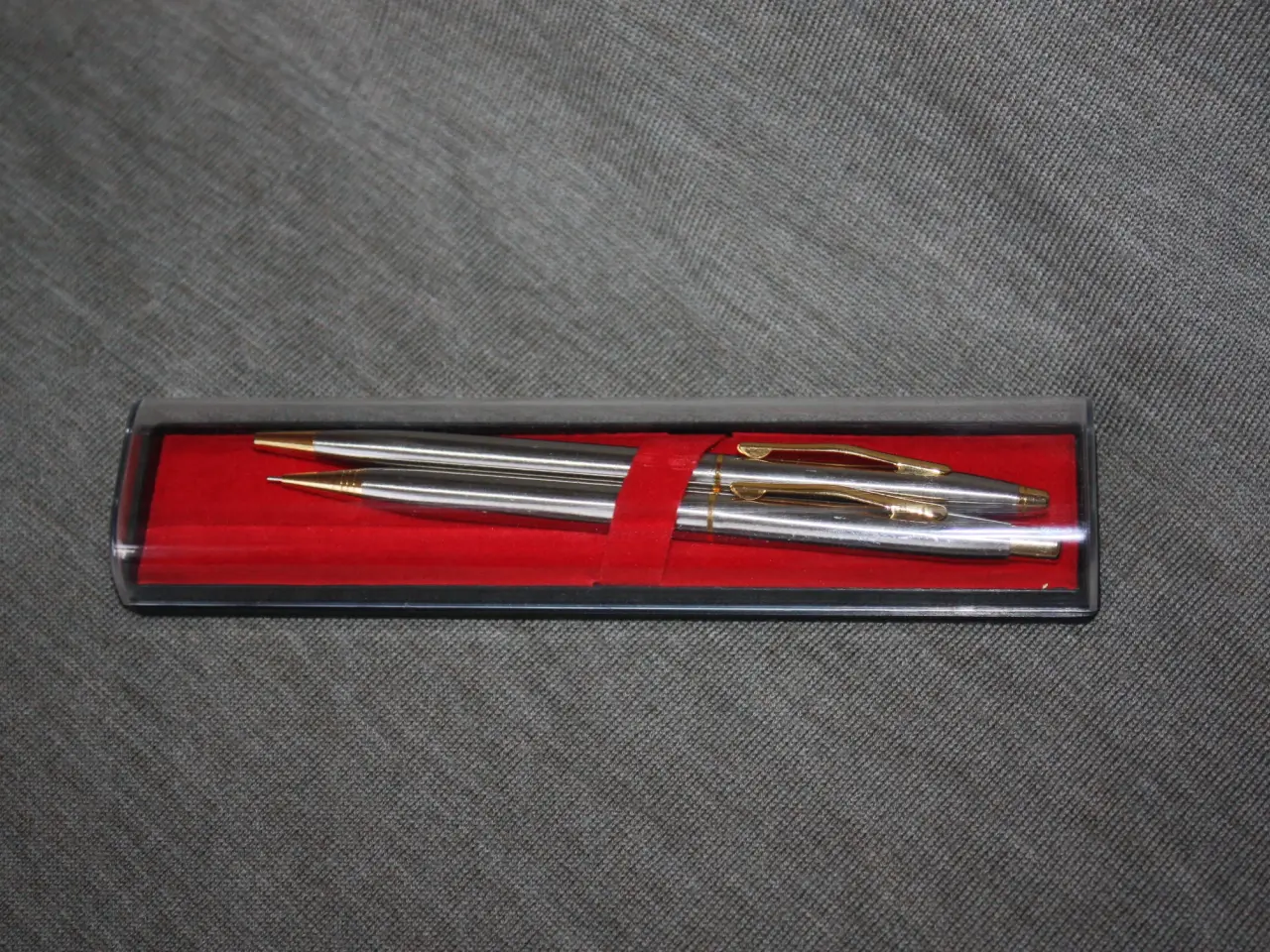 Billede 1 - Vintage kuglepen og blyant i original æske
