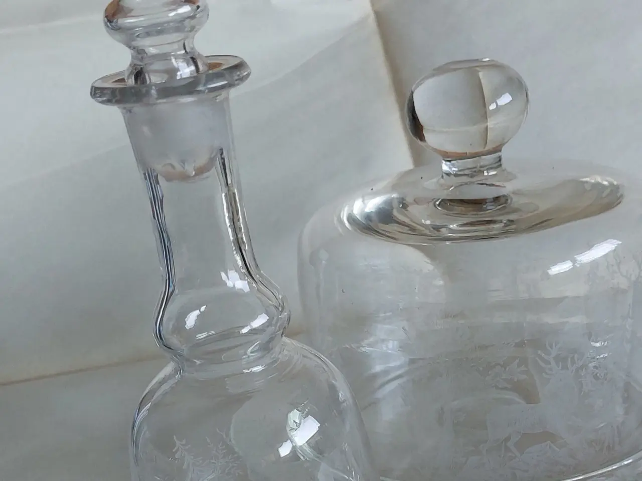 Billede 2 - HJORTEGLAS - KASTRUP GLASVÆRK - SAMLET PRIS