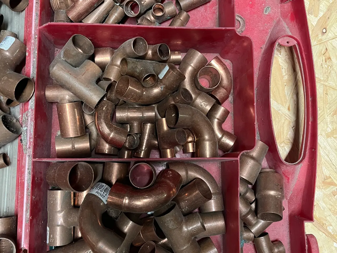 Billede 2 - Stort parti kobber- og messingfittings