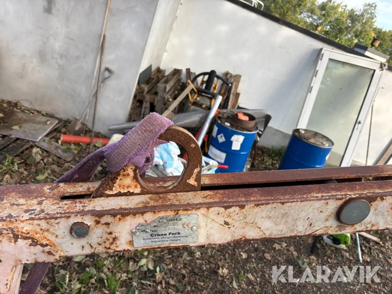 Billede 5 - Krangaffel / pallegaffel 1.500 kg Crane Fork med automatisk vægtbalancering