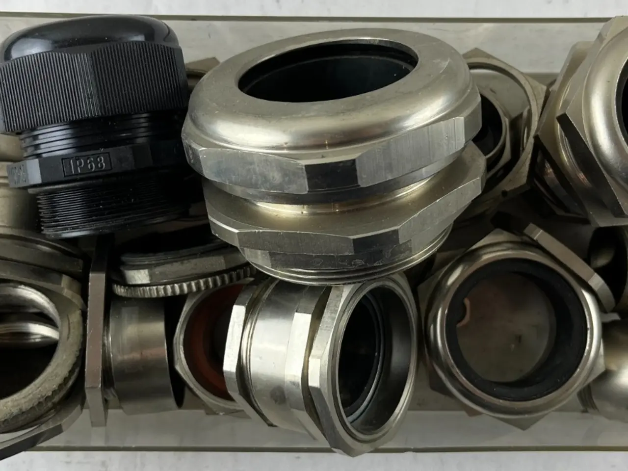 Billede 1 - Stainless Steel Sensor Bulkhead Fittings M50 IP68