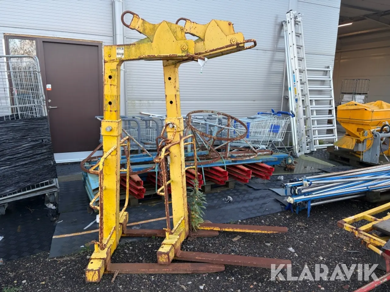 Billede 2 - Pallegafler til kran BSV PG 120/2 SSB SBL - 2 styks