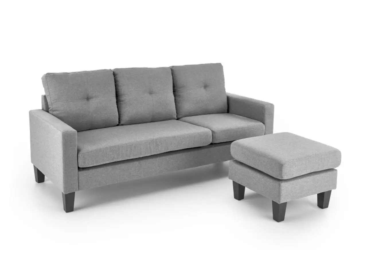 Billede 14 - GERSON sofa med skammel, - Grå