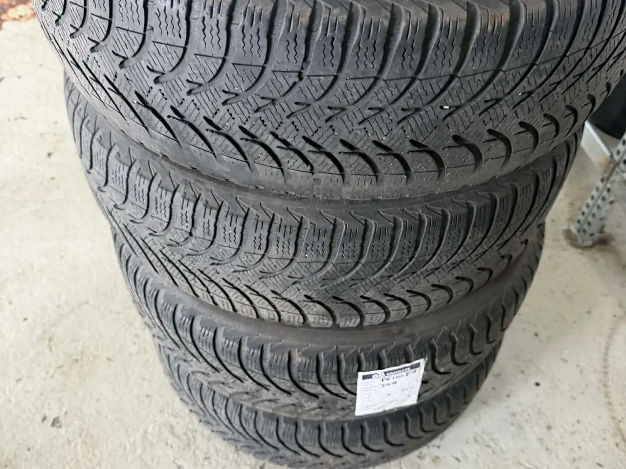 Billede 2 - 4 x 108 Peugeot Stålfælge med vinterdæk
