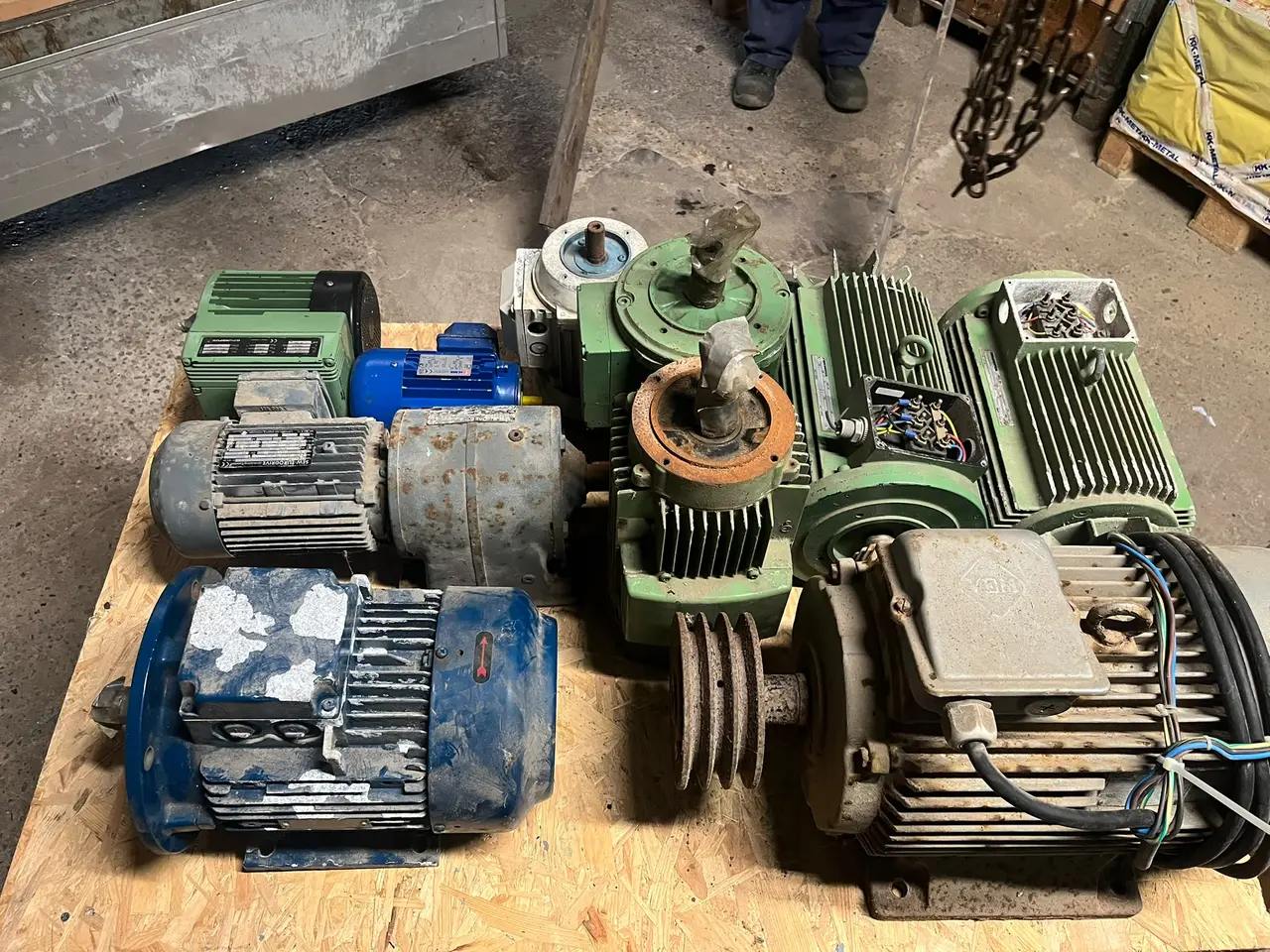 Billede 1 - Stort parti elmotorer & gearmotorer