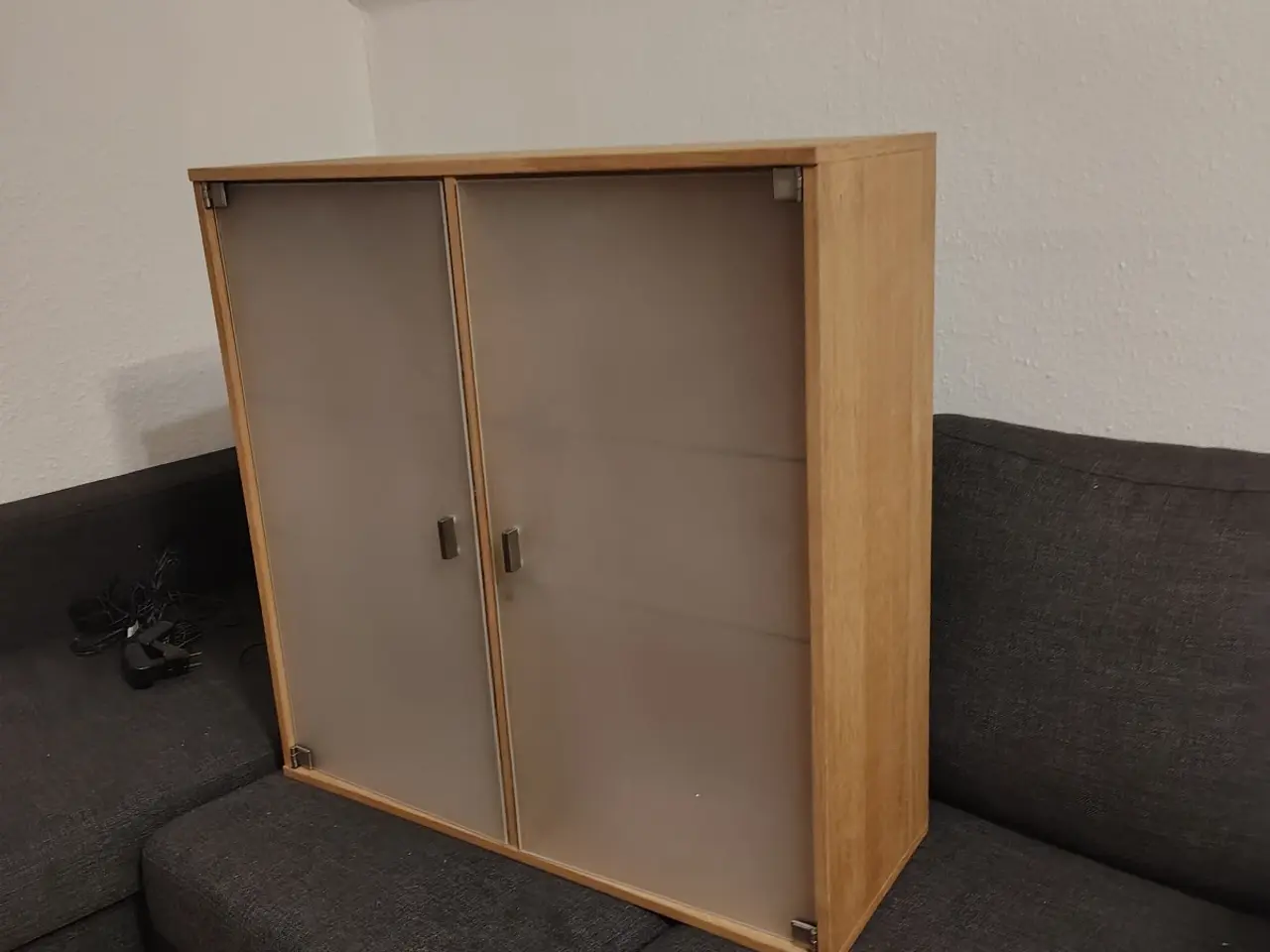 Billede 6 - Hængende glas/Vitrineskab med LED lys i 