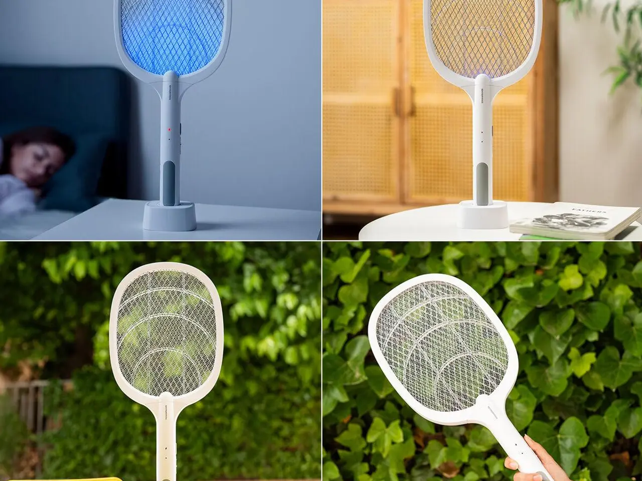 Billede 3 - Genopladelig insektketcher 2-i-1 med UV-lys - Elecfly