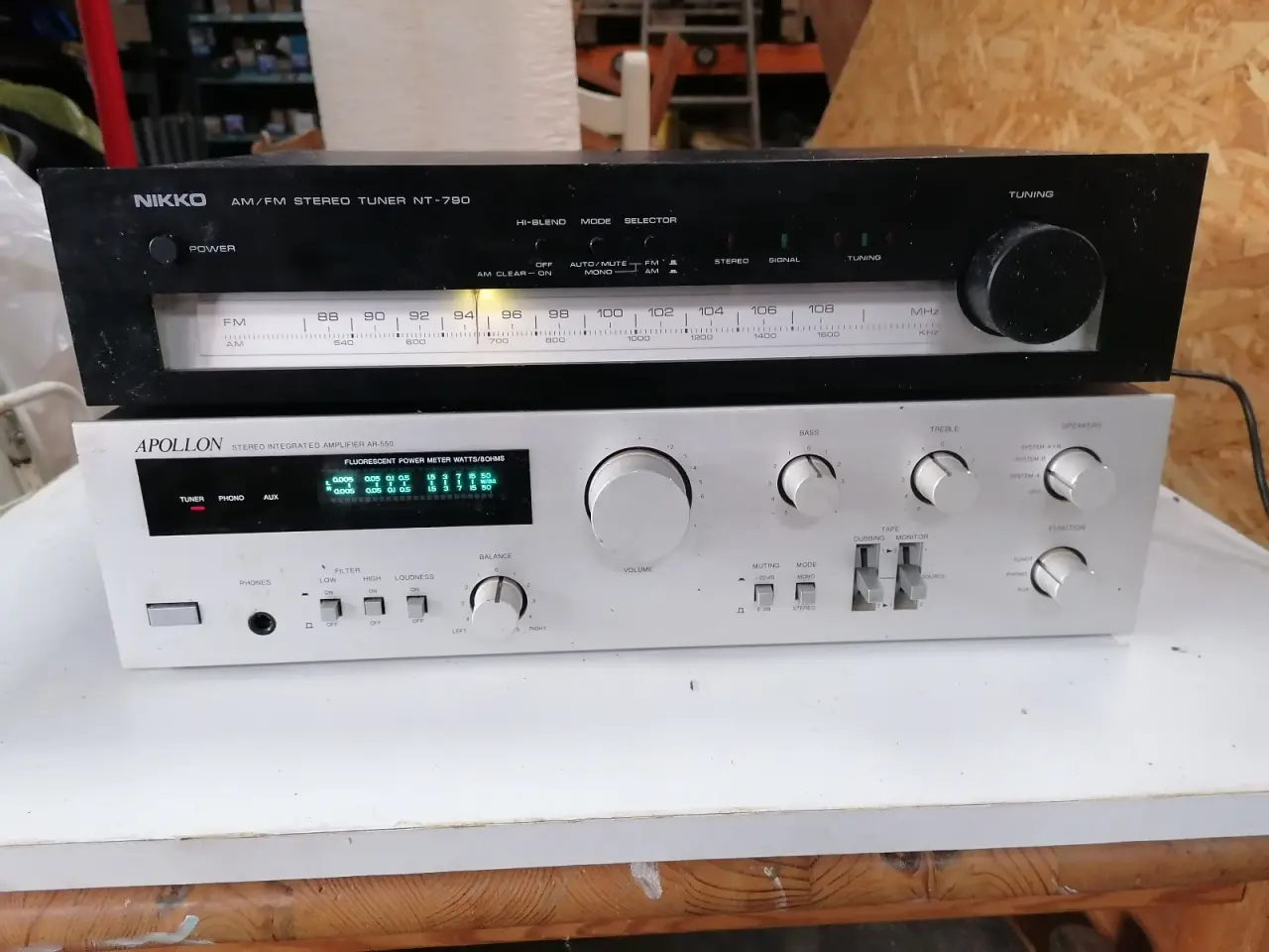 Billede 1 - Apollon AR-550 Forstærker. Nikko Tuner