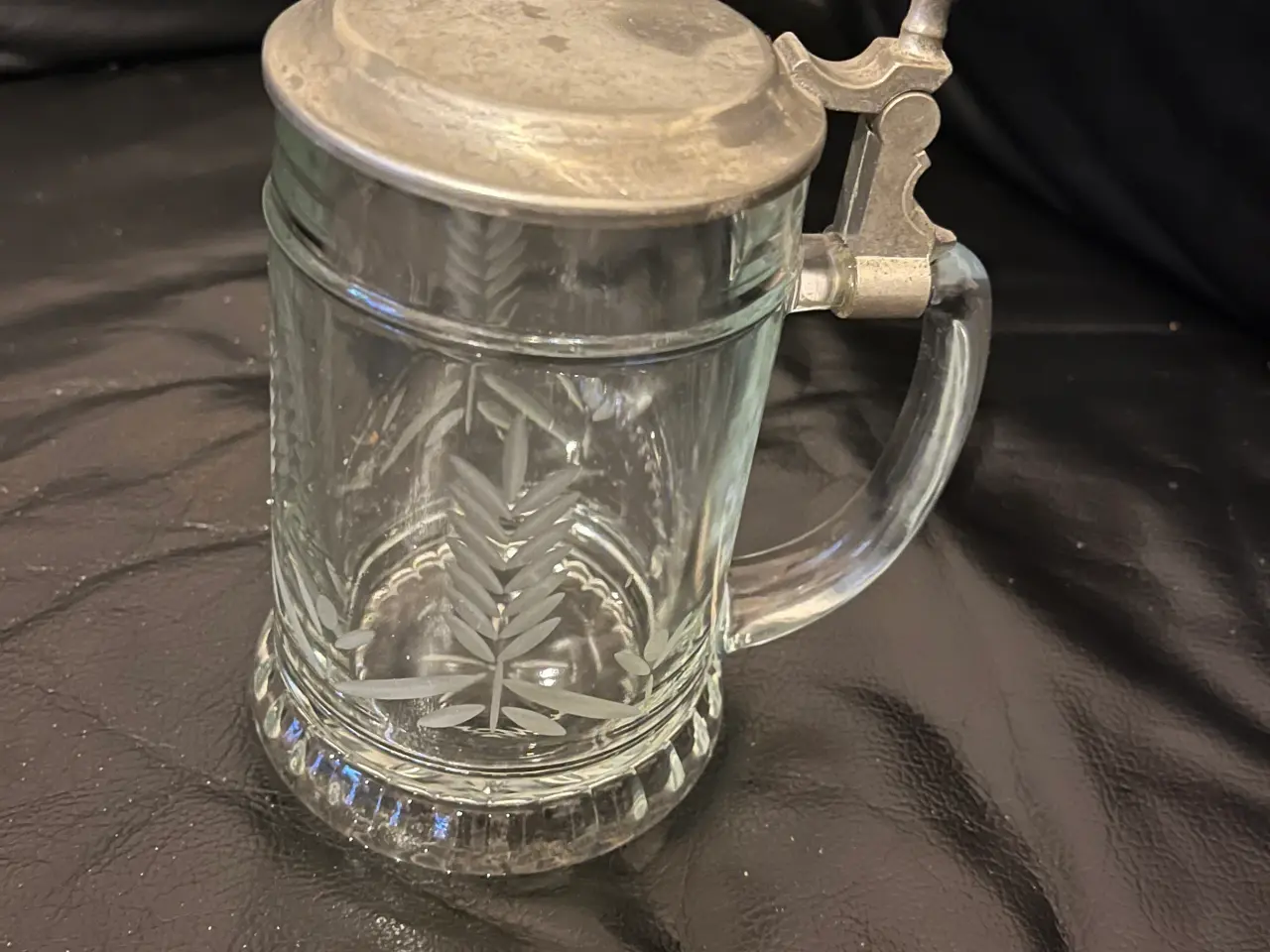 Billede 1 - Flot stort lågkrus i glas
