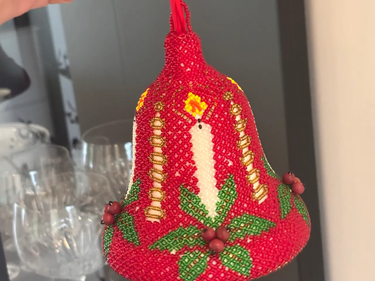 Billede 1 - Smuk juleklokke 15cm høj