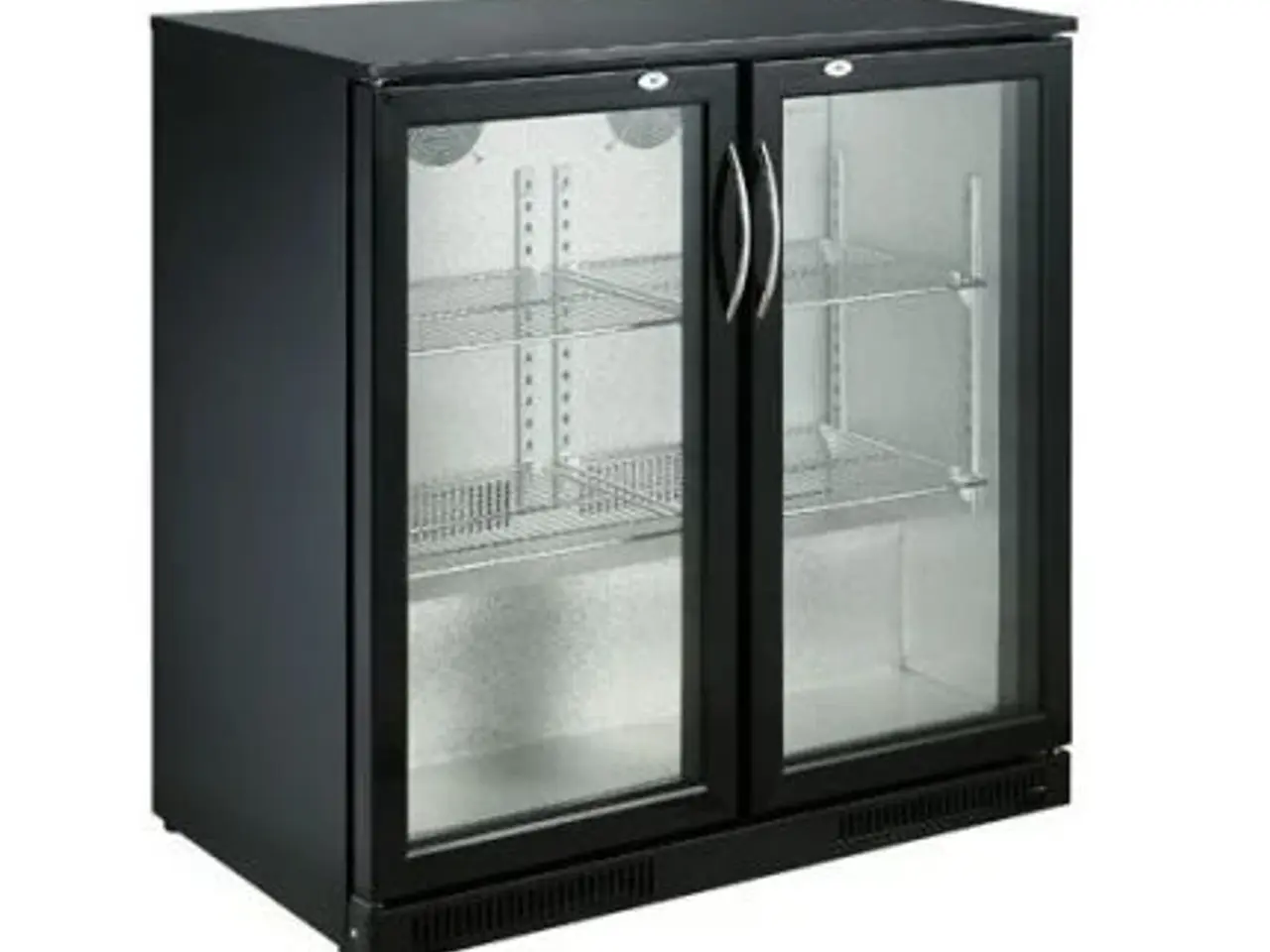 Billede 2 - Backbar / barkøleskab 198 liter – med 2 glasdøre