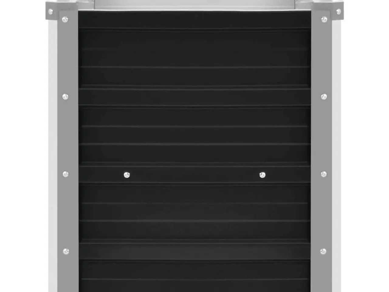 Billede 3 - Hævet plantekasse 160x40x45 cm galvaniseret stål antracitgrå