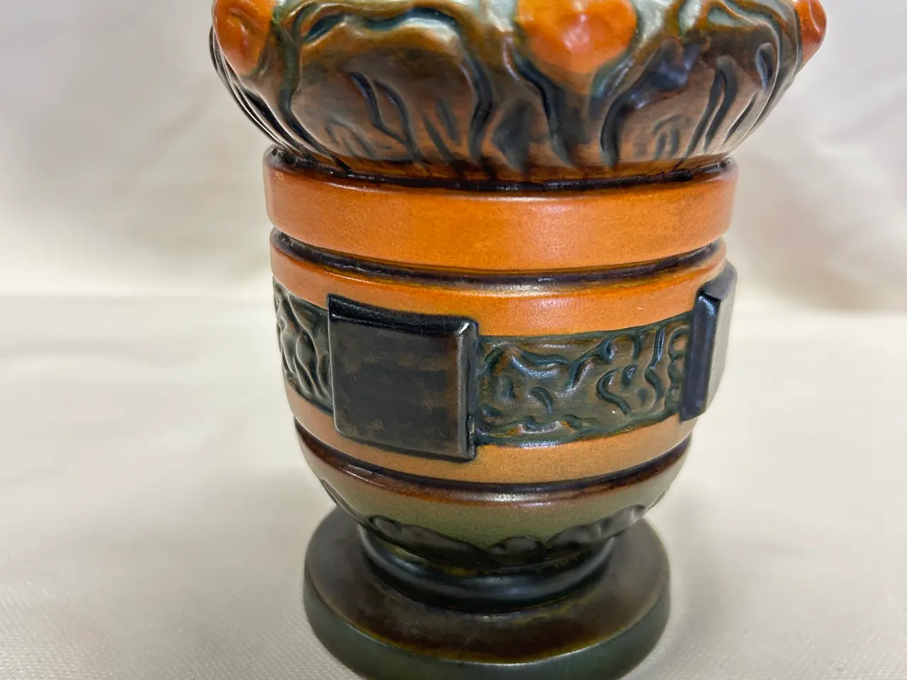 Billede 1 - Antik P. Ipsens Enke vase (nr. 595) 