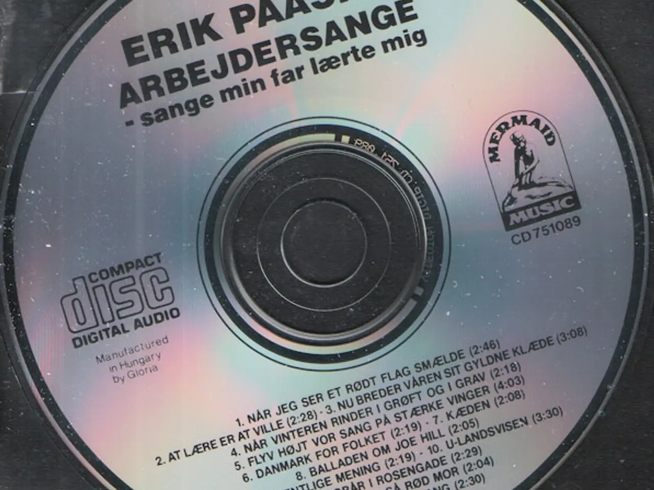 Billede 2 - Erik Paaske – Arbejdersange (Sange Min Far… – CD