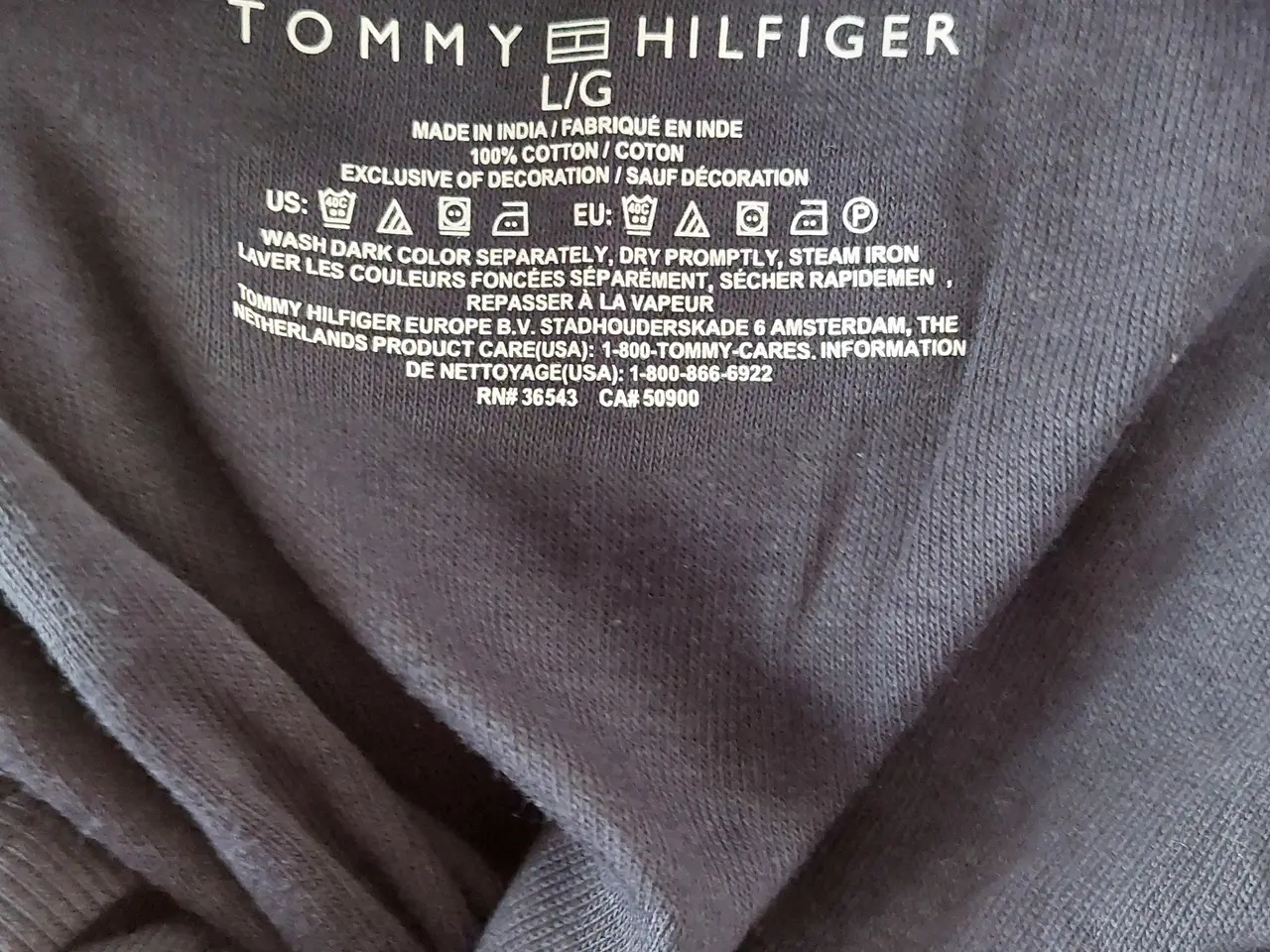 Billede 2 - Tommy Hilfiger herretrusser, blå. 2 stk.
