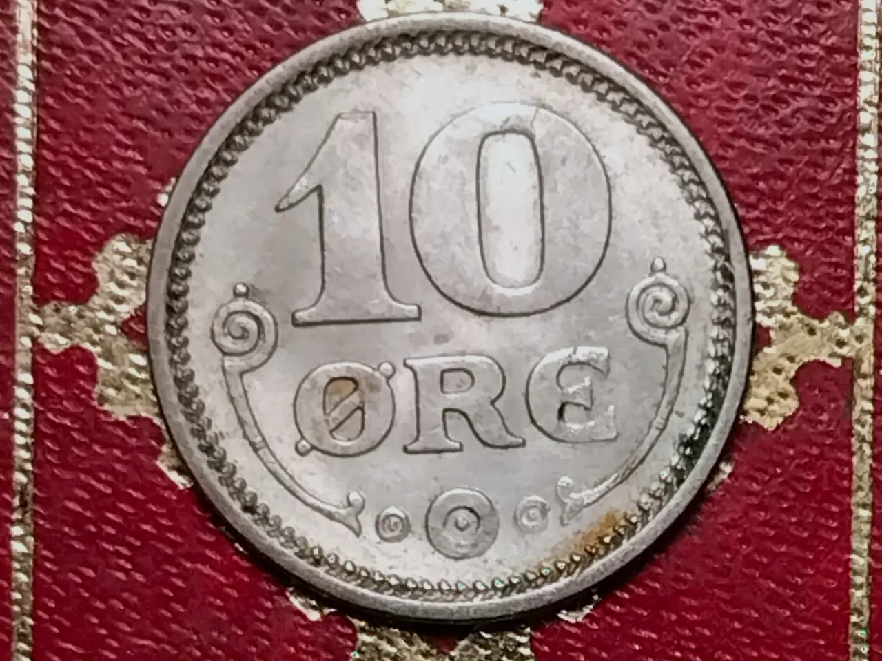 Billede 2 - SØLV 10 ØRE 1919 CHRISTIAN X PÆN!