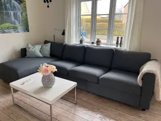 Sofa med chaiselong
