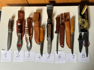 Diverse knive