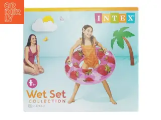 Badering med jordbærmotiv fra Intex (str. 9 plus år)