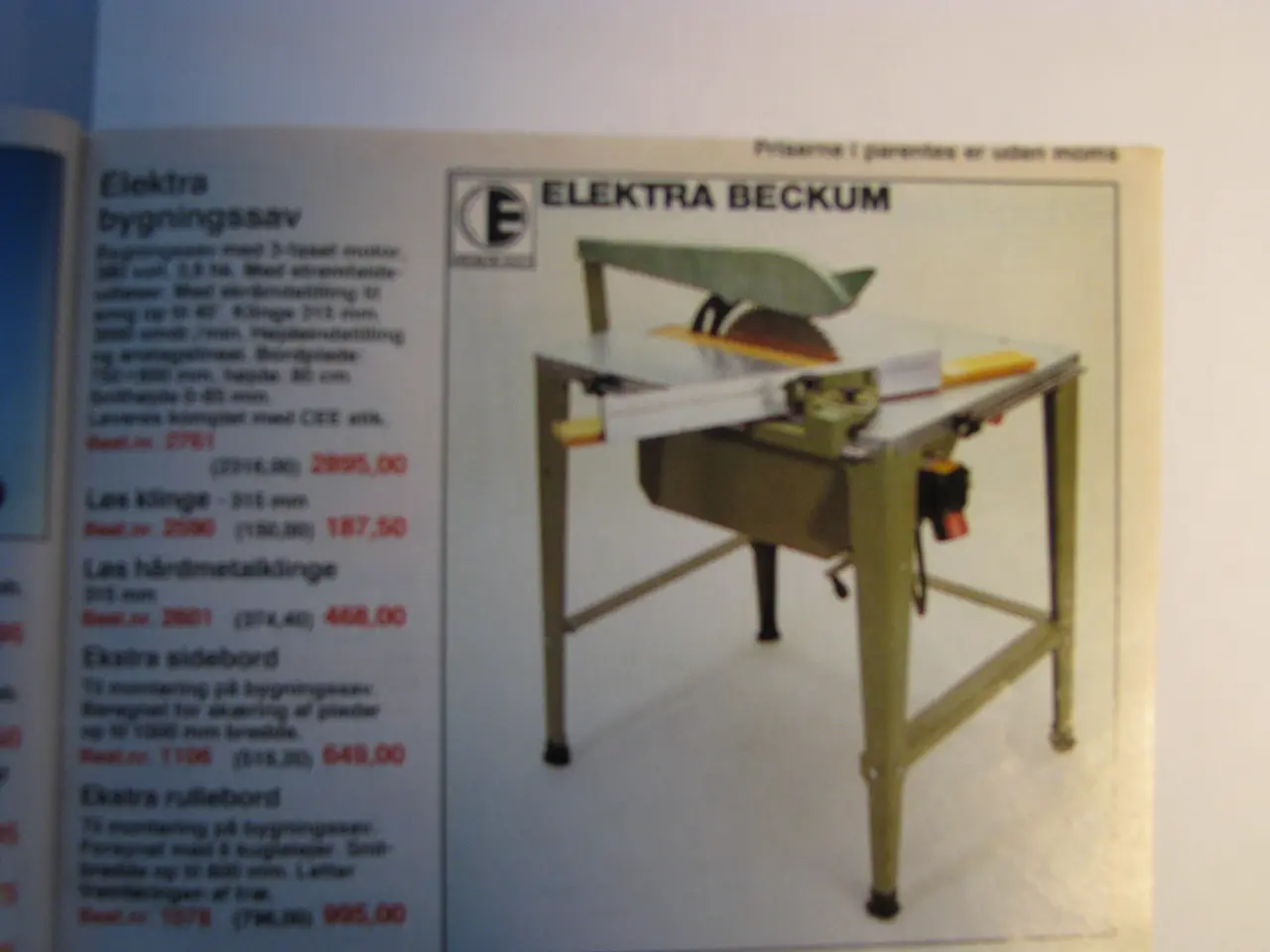 Billede 1 - Elektra Beckum  Bygningssav