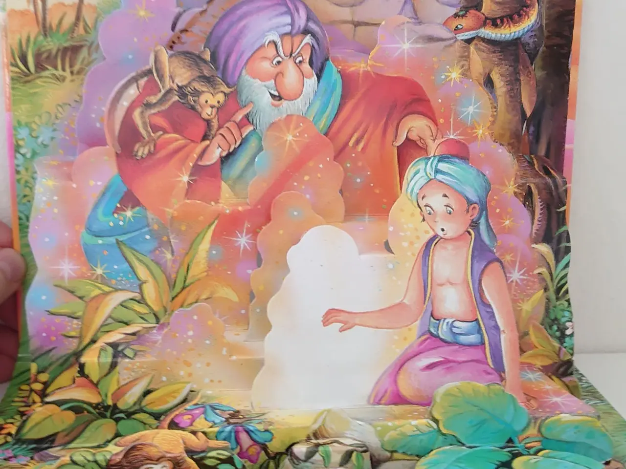 Billede 2 - 3D Aladdin bog (diorama med 4 sider)