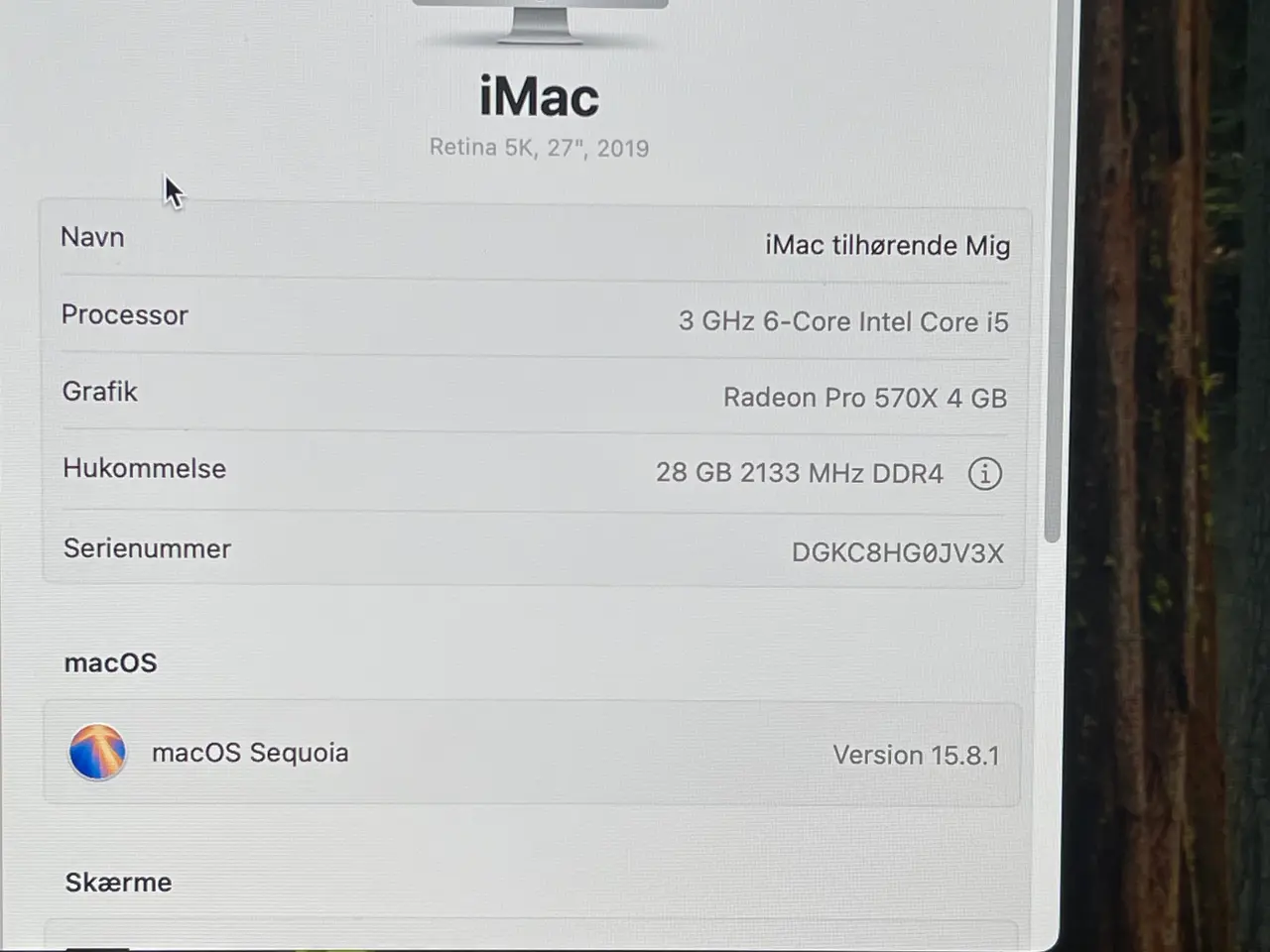 Billede 2 - iMac 27” 2019