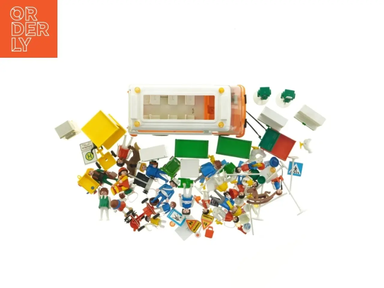 Billede 1 - Playmobil - skolebus, figurer, møbler, tilbehør