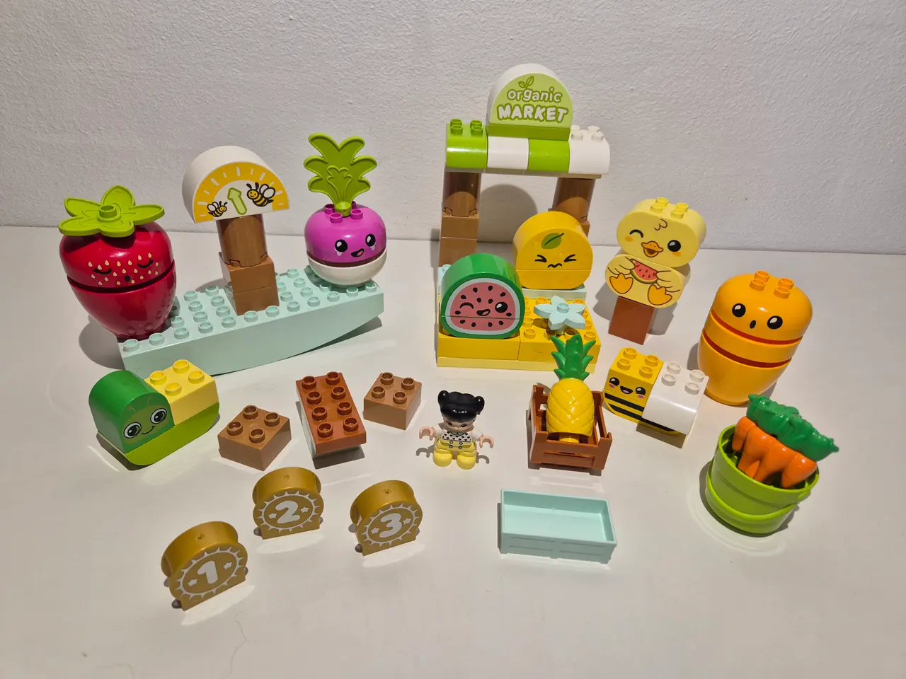 Billede 1 - Duplo Økologisk Marked med Figurer og klodser,