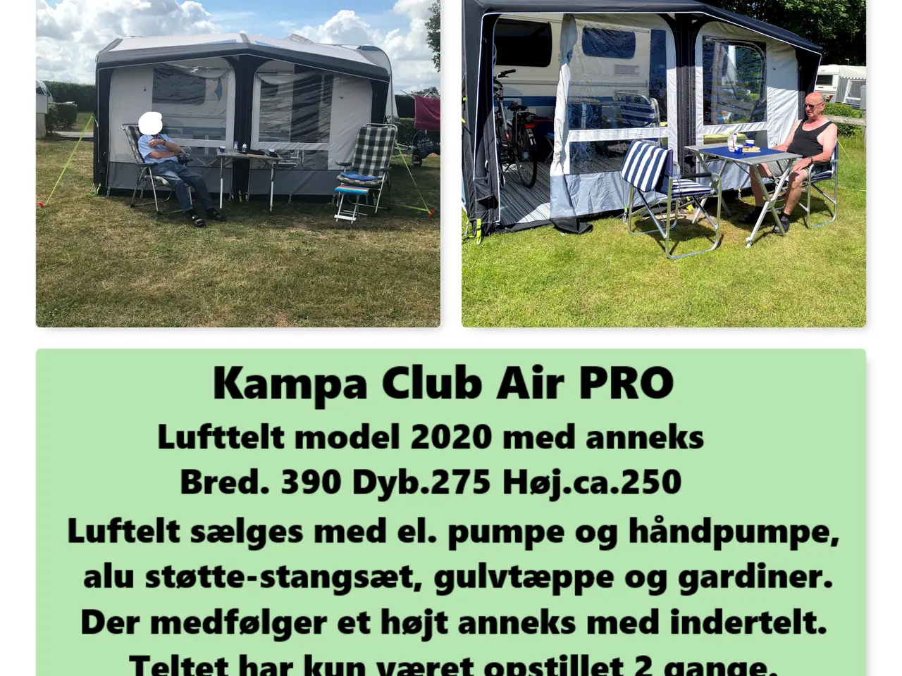 Billede 1 - Lufttelt med anneks