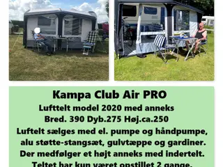 Lufttelt med anneks