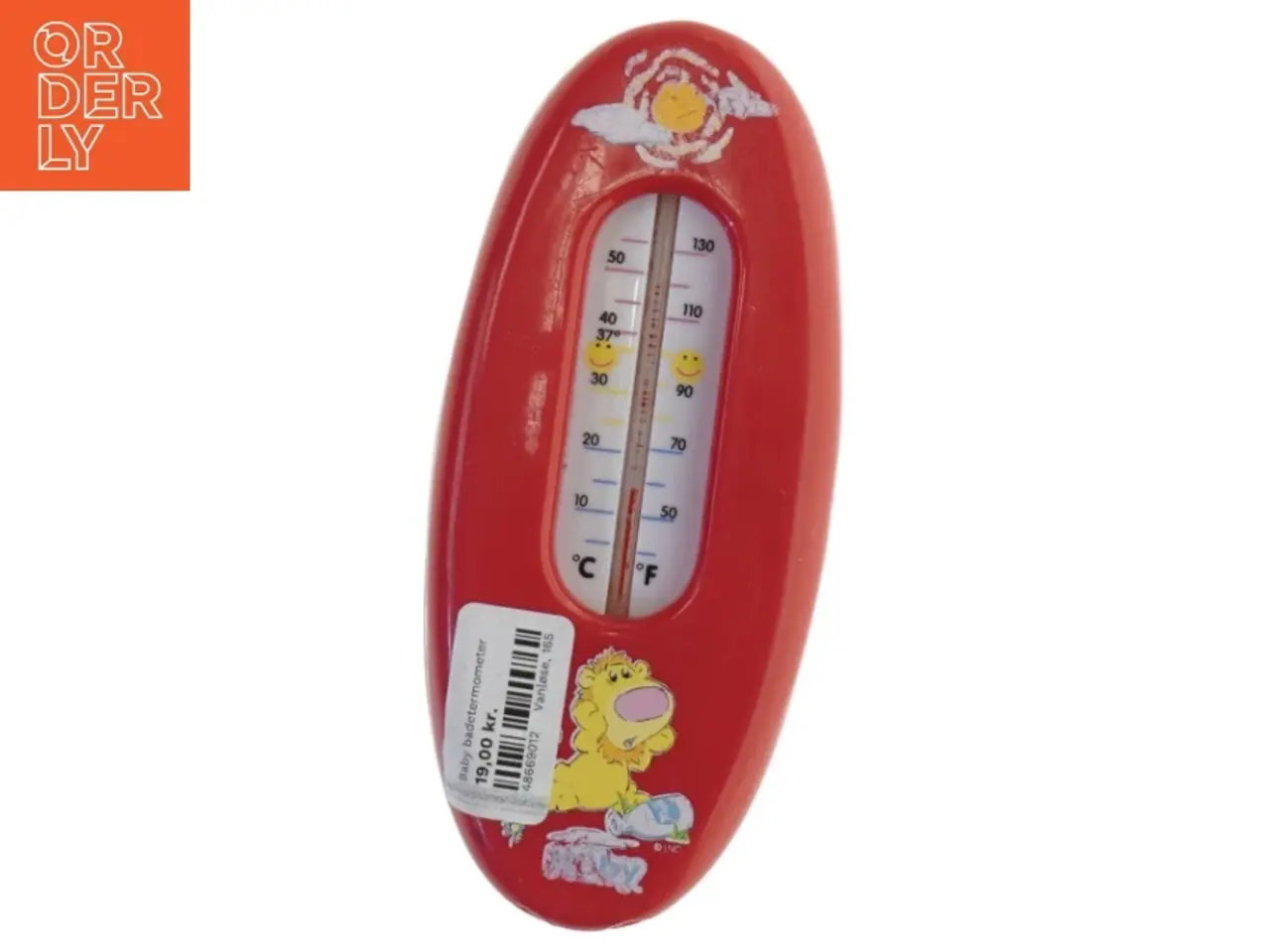 Billede 1 - Badevandstermometer med tegneseriefigur (str. 17x7x2,5 cm)