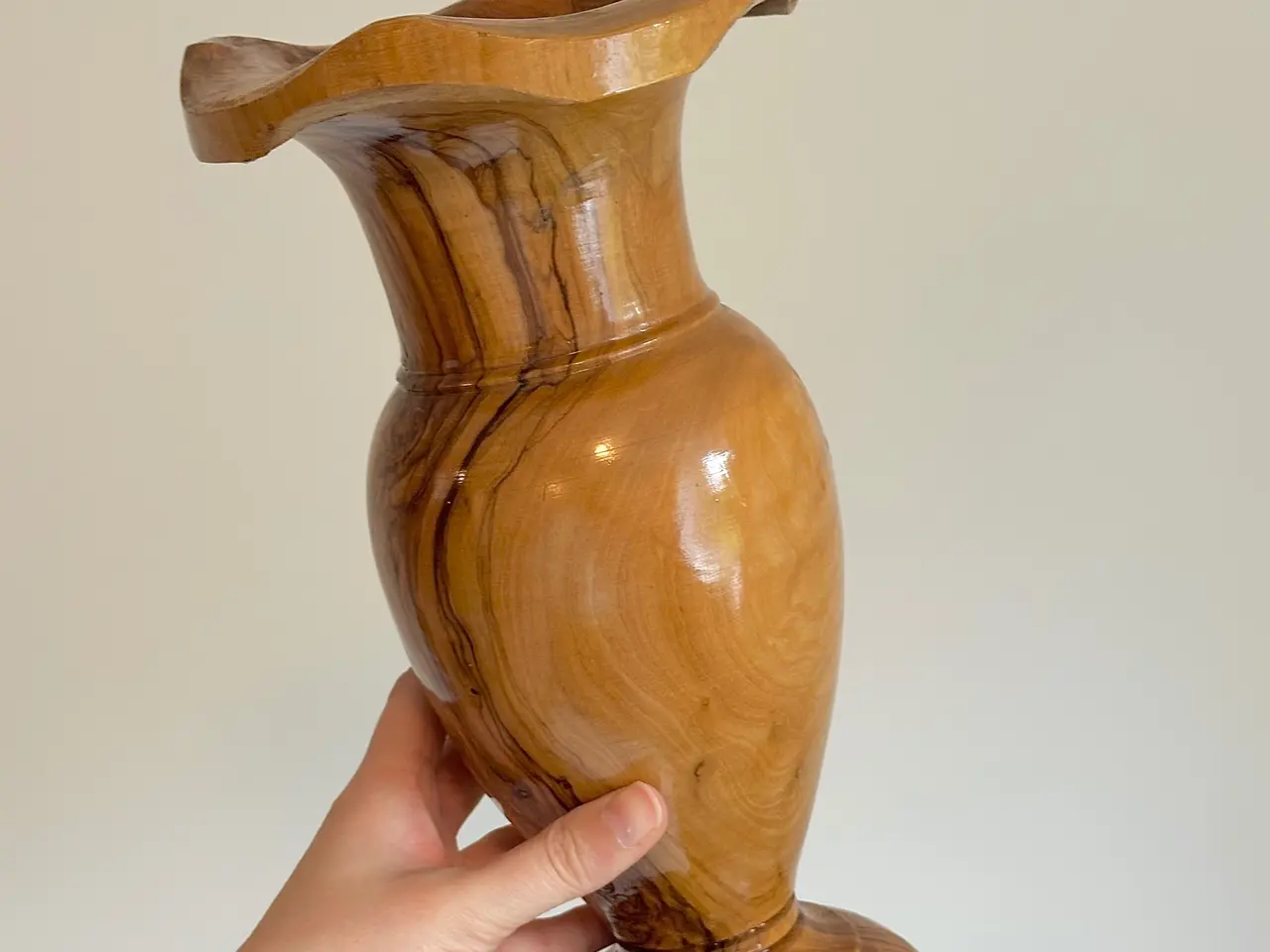 Billede 7 - Stor vase, træ
