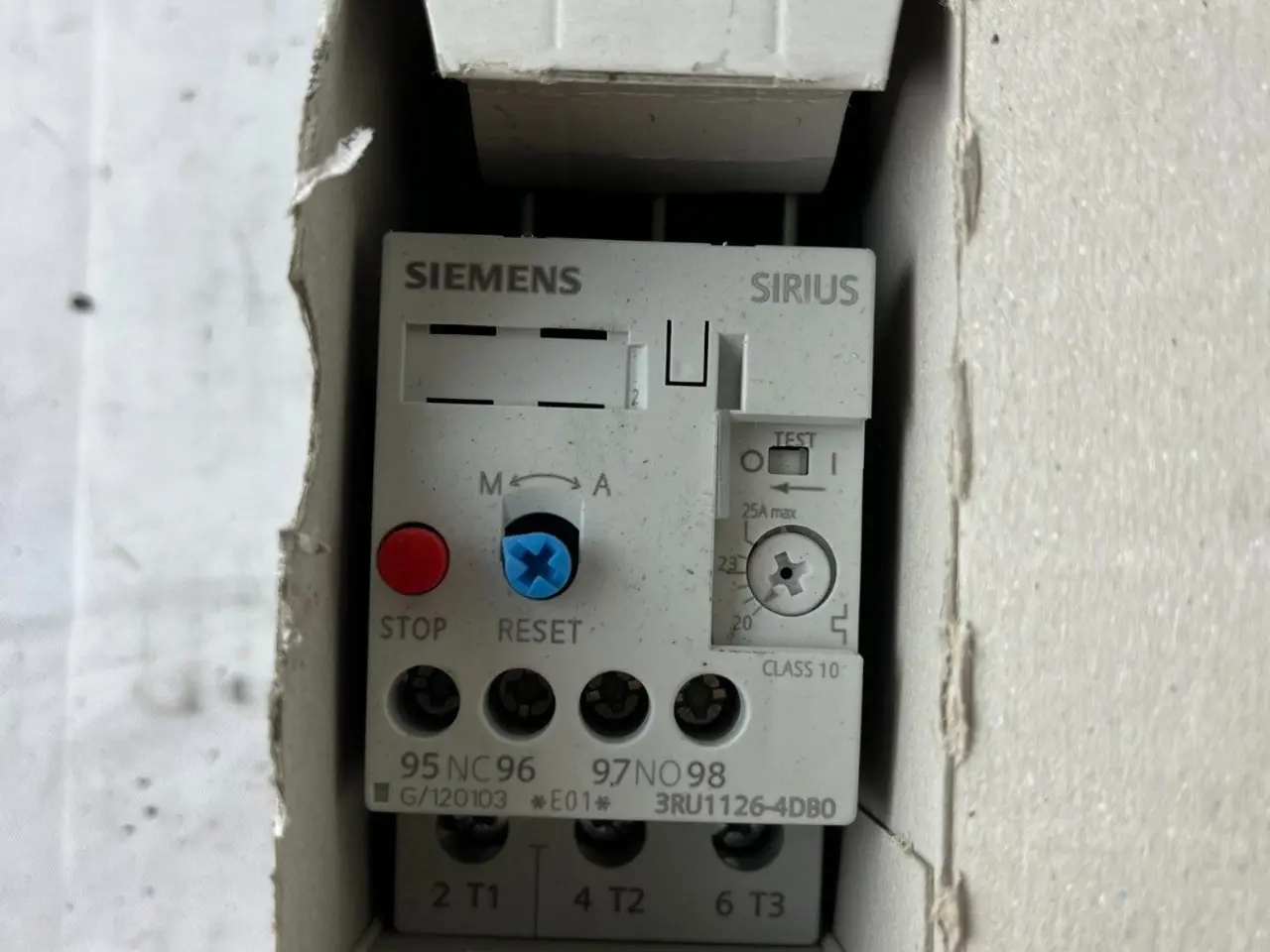 Billede 5 - Siemens 3RU1126‑4DB0 SIRIUS Thermal Overload relæ
