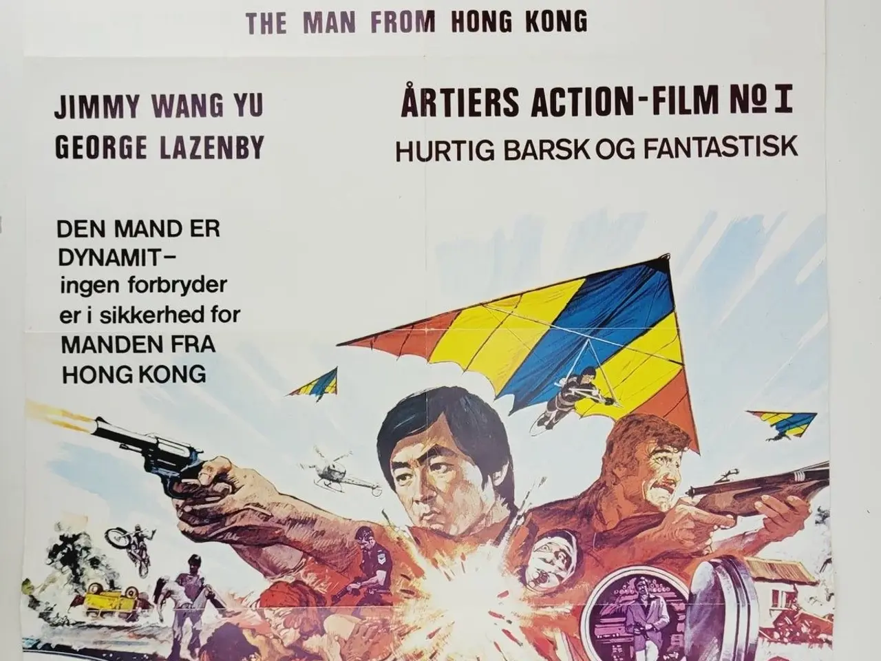 Billede 1 - ⭐️- Plakat: Vintage - Manden Fra Hong Kong