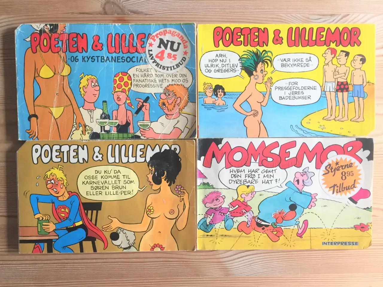 Billede 17 - Humor, 43 tegneseriehæfter, stripalbum m.m.