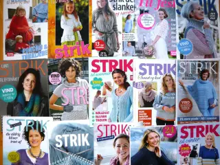 Diverse strikke/hækle hæfter (3)