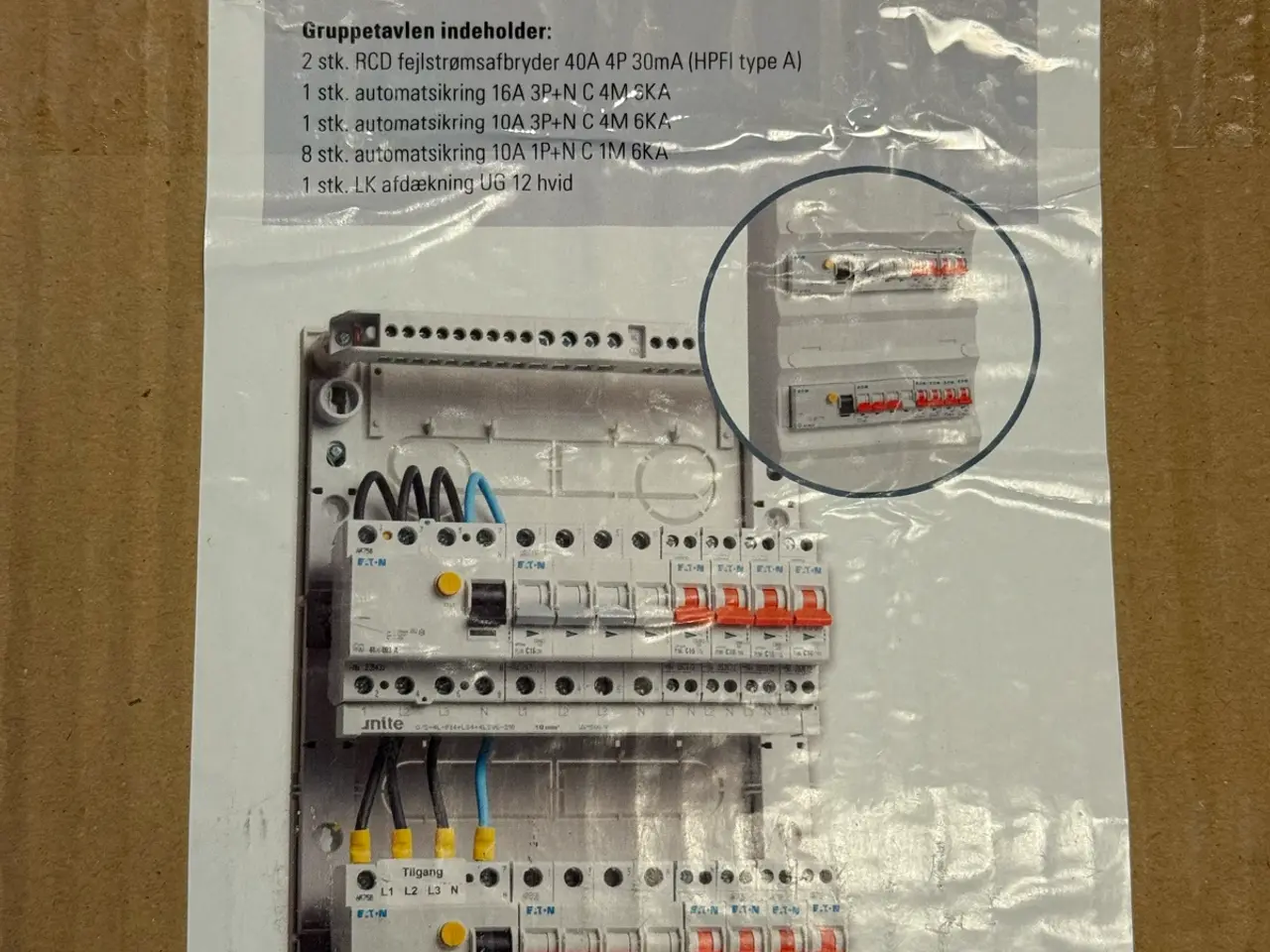 Billede 4 - Eltavle, ny, komplet