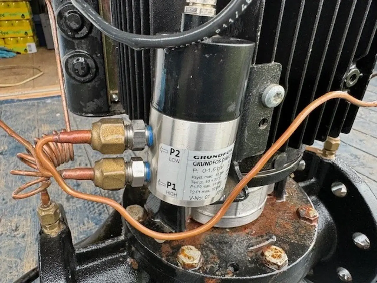 Billede 3 - Grundfos pumpe med frekvens- og trykstyring