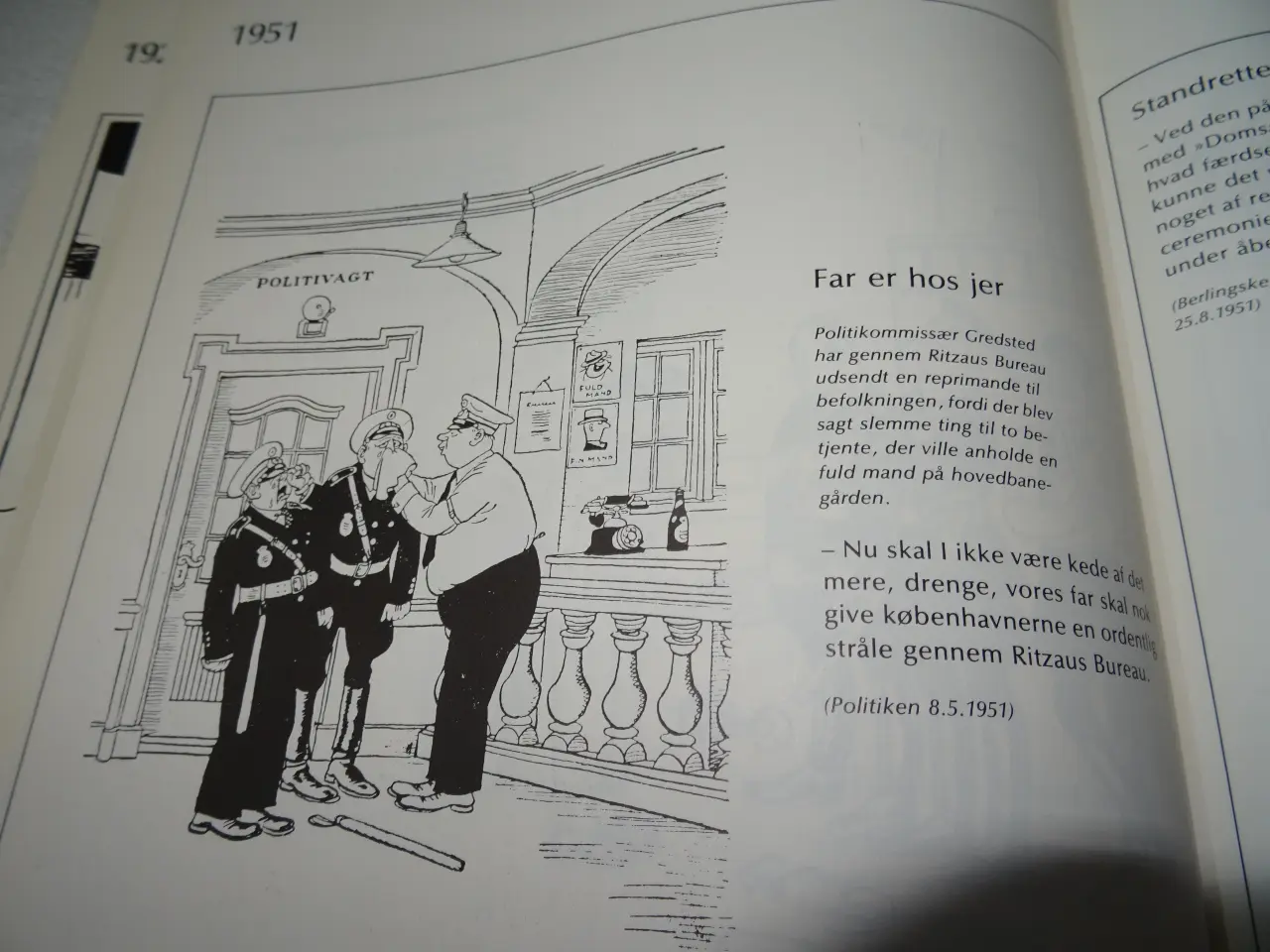 Billede 4 - Dansk politi i karikatur 1905 til 1977