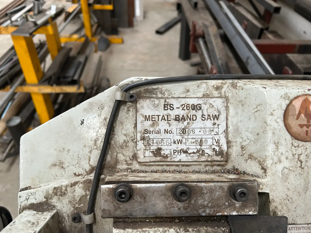 Billede 6 - Båndsav BS-260G METAL BAND SAW