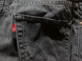 Levis cowboybukser sorte
