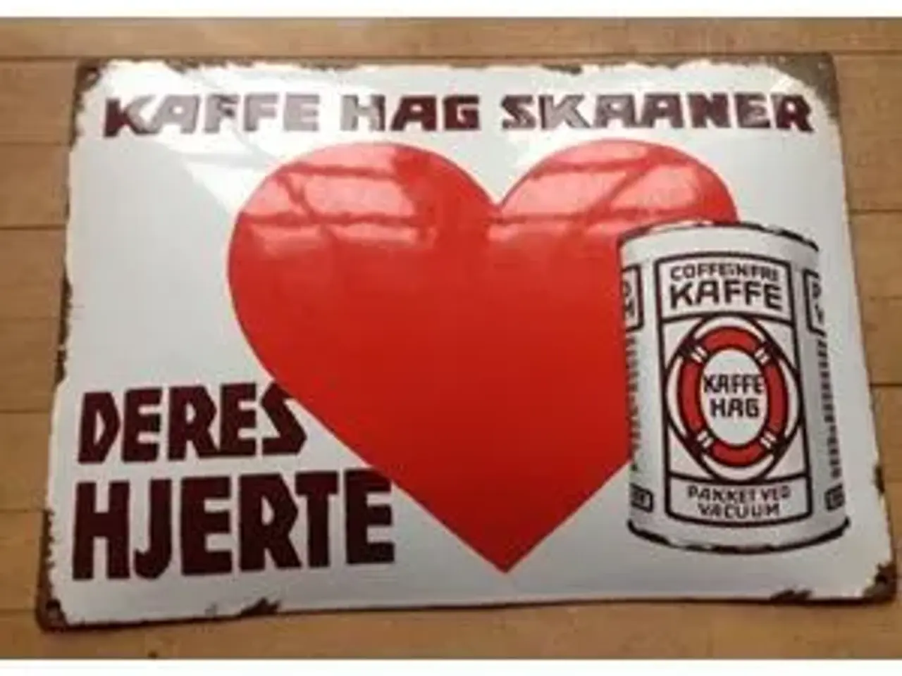 Billede 1 - Emaljeskilte med Kaffereklame