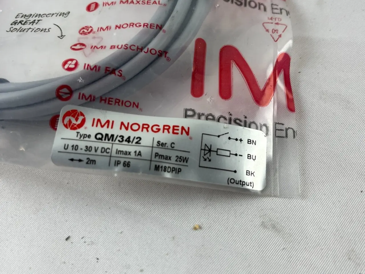 Billede 3 - IMI Norgren QM/34/2 Reed Proximity kontakt 10–30 V